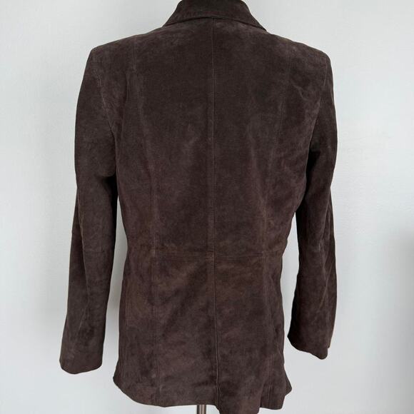 Liz Claiborne boho leather 90s jacket - Picture 4 of 6